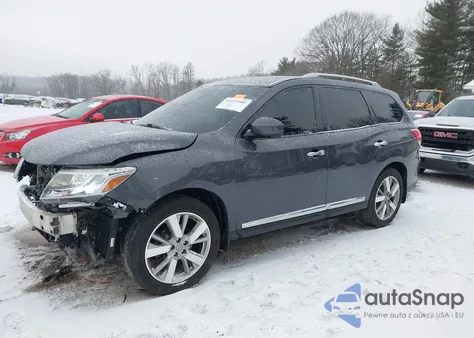2014 Nissan Pathfinder Platinum from USA, damaged, VIN 5N1AR2MM8EC642261